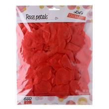 Lupene konfety v červenej farbe, balenie 650 kusov.