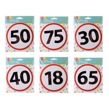 Mix narodeninových značiek s rôznymi vekmi.