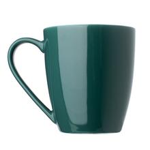Zelená porcelánová šálka s objemom 370 ml.