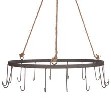 ZÁVESNÝ KRUH KOV SIVÝ 40x10/60CM - FLORASYSTEM