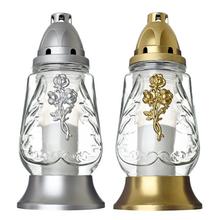 L-189 KAH.SKLO MALÝ S RUŽOU 80GR 11xV24cm - FLORASYSTEM
