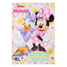 Omaľovánka s postavičkami Minnie a Daisy.