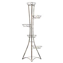 KW033 STOJAN NA 5 KVETOV VEŽA ZLATÁ 135CM - FLORASYSTEM