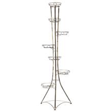 KW032 STOJAN NA 7 KVETOV VEŽA ZLATÁ 175CM - FLORASYSTEM