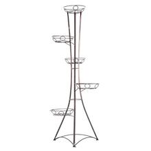 KW033 STOJAN NA 5 KVETOV VEŽA MEDENÁ 135CM - FLORASYSTEM