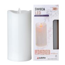 LED sviečka s pohybom plameňa a časovačom.
