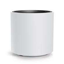 Biely okrúhly mrazuvzdorný kvetináč