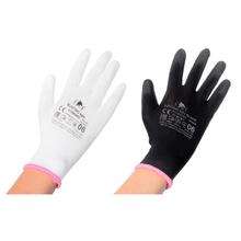 Rukavice BUNTING, EVO, BRITA WH/BL v bielej a čiernej farbe.