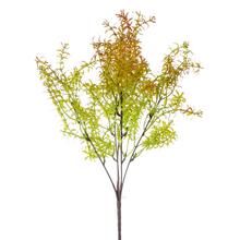 Umelé lístky v oranžovej farbe s dĺžkou 32 cm.