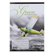 Pevná cena zošit 560 s obrázkom lietadla.