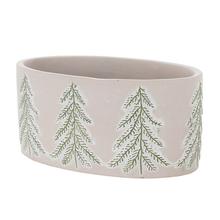 OBAL OVÁL CEMENT JEDĽA 21*12*10cm - FLORASYSTEM