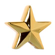 Zlatá keramická hviezda 11 cm