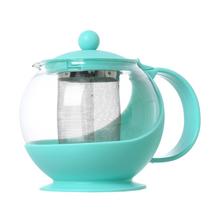 Čajník s objemom 750 ml v modro-zelenom prevedení.