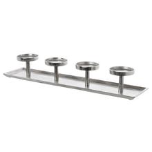 super cena! SVIETNIK ADVENT STRIEBRO 57x13x8cm - FLORASYSTEM