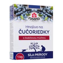 Hnojivo ROSTETO na čučoriedky s čadovou múčkou, 1 kg.