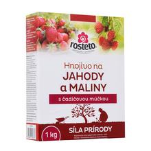 Hnojivo ROSTETO na jahody a maliny s čadičovou múčkou 1kg.