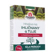Hnojivo ROSTETO na ihličnany a tuje s čadičovou múčkou 1kg.