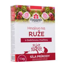 Hnojivo ROSTETO na ruže s čadovou múčkou 1kg.