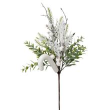 Jesenná dekorácia vetvička s lízatkom a šípkami.