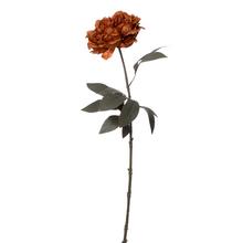 Umelá pivónia hnedá s dĺžkou 68 cm.