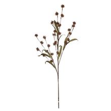 Umelý konár bodliaka v oranžovej farbe, 75 cm dlhý.
