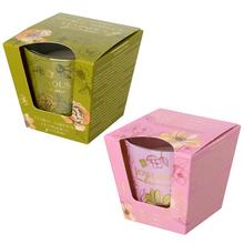 Sviečka vo vôni kvetinovej záhrady v skle, 115g.