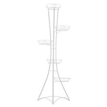 KW033 STOJAN NA 5 KVETOV VEŽA BIELA 135CM - FLORASYSTEM