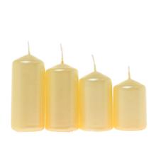 Sviečky adventné postupné v ecru farbe.