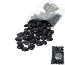 Čierne kamienky s rozmerom 3-4 cm