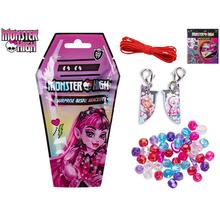Sada na výrobu náramkov priateľstva MONSTER HIGH s korálkami a doplnkami.