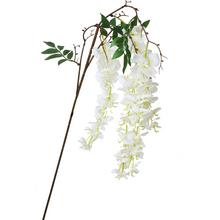 Umelé kvety Visteria krémová 85cm