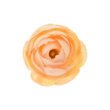 Umelá hlava ranunkulu v oranžovej farbe, priemer 4 cm.