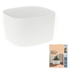 Biely obal RODI 37 s rozmermi 37x21 cm vyrobený z recyklovanej plastu.