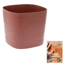 Obal Capri 24 Rosewood v hnedej farbe, štvorcový dizajn.