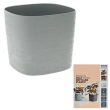 Štvorcový obal Capri 24 Fog vyrobený z recyklovanej plastu.