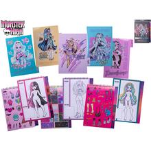 Zápisník Monster High s nálepkami, 19x28cm.