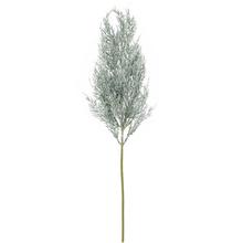 Umelý konár tuje zelenej a bielej farby s výškou 64 cm.