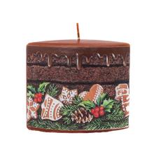 Vianočná sviečka ELIPSA GW 12/2024 s motívom perníka.