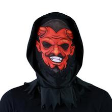 Textilná maska čerta na karneval.