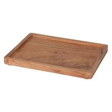 Podnos z akátového dreva s rozmermi 23 cm.