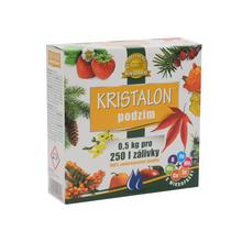 Hnojivo KRISTALON JESEŇ 500g v obale s prírodnými motívmi.