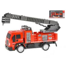 Auto hasiči na zotrvačník s výsuvným rebríkom.