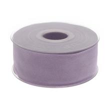 Zamatová stuha v levandulovej farbe, šírka 4 cm, dĺžka 7 m.