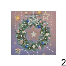 Darčeková taška s vianočnými motívmi a glitrami.