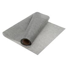 Organza bavlna s metalickým leskom v čiernej a strieborné farbe.