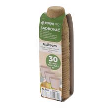 Sadbovač Herrison P1006, papierový, 6 cm, 30 ks v balení.