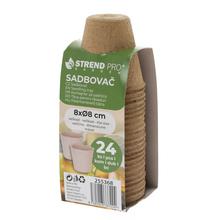 Sadbovač Harrison P1008, papierový, 8 cm, 24 ks v balení.