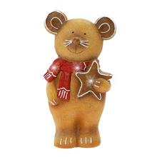 Medveď perníkový s hviezdou a šálom