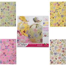 Celofánové vrecko s kvetinovým vzorom v mixe farieb.