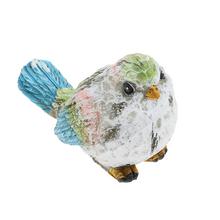 Keramický vtáčik do záhrady